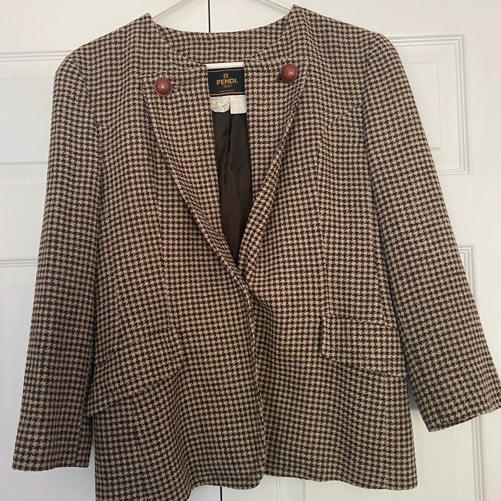 Vintage Fendi 365 Wool Blazer